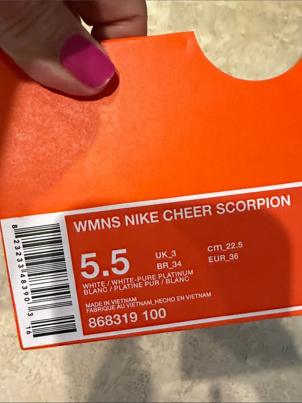 Nike White Cheer Shoes